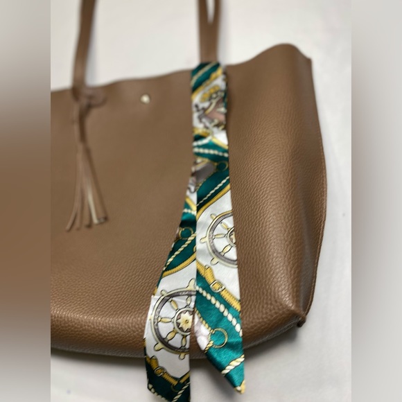 TOTE Women's Soft Faux Leather Tote Shoulder Bag Big Capacity Tassel Handbag - Picture 6 of 14